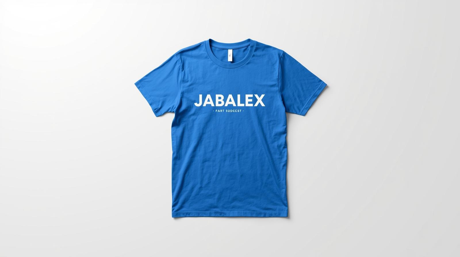 Jabalex 180 GSM Premium Cotton T-Shirt – Blue