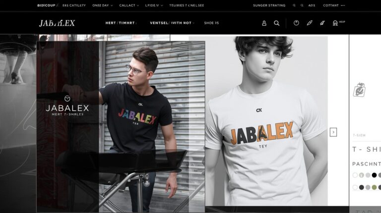 creat t shirt image for online product with stylish man black background size 1810x1810 different colur brand name _JABALEX_ (2)