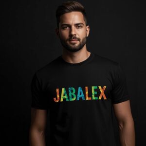 Jabalex 180 GSM Premium Cotton T-Shirt - Black